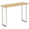 vidaXL Konsollbord med naturlig kant 105x33x76 cm heltre akasie