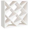 vidaXL Vinhylle hvit 62x25x62 cm heltre furu