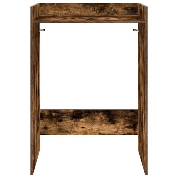 vidaXL Vaskemaskin skap R&oslash;kt eik 67,5 x 62 x 97 cm Konstruert tre