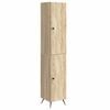 vidaXL Skapsett 2 pcs Sonoma eik Konstruert tre