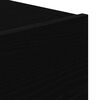 vidaXL Nattbordskap 2 pcs Svart Eik 50 x 39 x 41 cm Konstruert tre