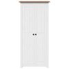 vidaXL Garderobeskap hvit 80x50x171,5 cm heltre furu Panama Range