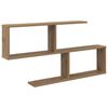 vidaXL Vegghylle Artisan eik 100 x 12 x 50,5 cm Konstruert tre