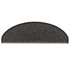 vidaXL Selvklebende trappematter sisal 30 stk 65x21x4 cm antrasitt