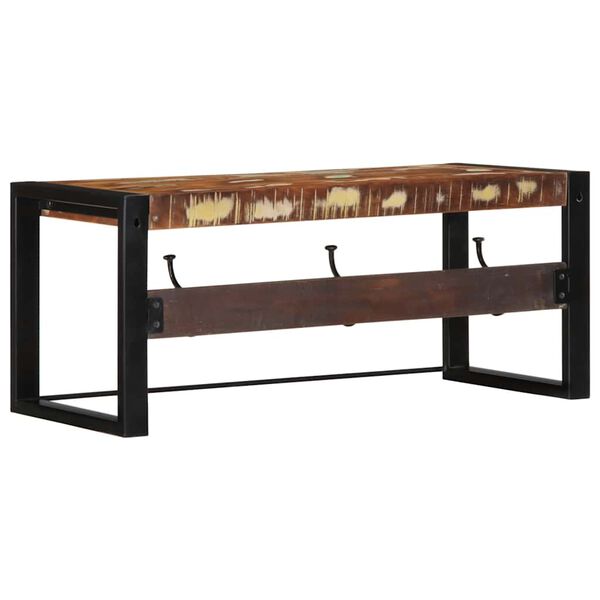 vidaXL Knaggrekke flerfarget 80x35x35 cm gjenvunnet heltre