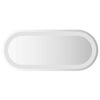 vidaXL LED-baderomsspeil 60x25 cm oval
