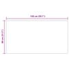 vidaXL Faux Skinnmatte Tafalla Rosa 80 x 150 cm Polyester