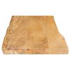 vidaXL Bordplate 100x40x3,8 cm naturlig kant heltre mango