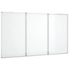 vidaXL Magnetisk tavle sammenleggbar 150x80x1,7 cm aluminium