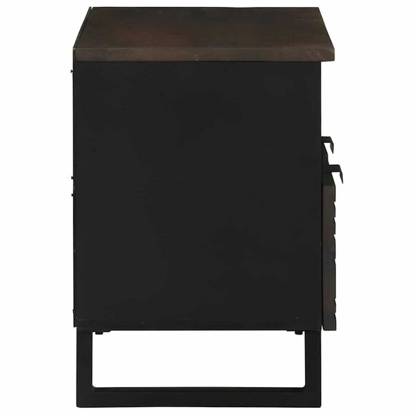 vidaXL TV Enheter med skuff Valnøtt 70 x 33 x 46 cm Konstruert tre