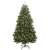 vidaXL Kunstig juletre med 300 LED gr&oslash;nn 300 cm PVC og metall