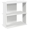 vidaXL Bokhylle 3 etasjer hvit 60x30x60 cm konstruert tre