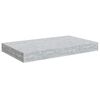 vidaXL Flytende vegghyller 2 stk betonggrå 40x23x3,8 cm MDF
