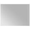 vidaXL Baderomsspeil med LED 60x80 cm
