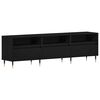 vidaXL TV-skap 150 x 30 x 44,5 cm Svart Eik Konstruert tre