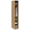 vidaXL Garderobe artisan eik 30x50x200 cm konstruert tre