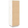 vidaXL Highboard hvit 38x35x117 cm heltre furu