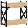vidaXL Skriverbord 2 hyller sonoma eik 40x20x40 cm konstruert tre