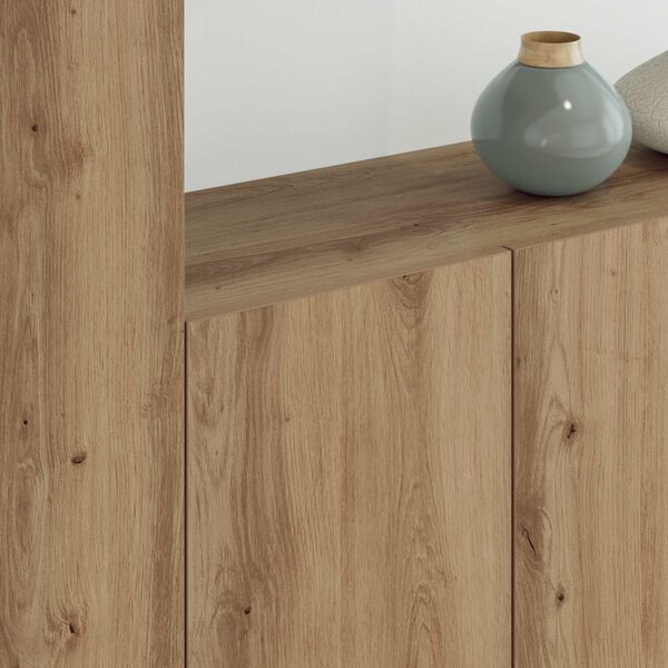 vidaXL TV Vegg-enhet Veggmontert 5 pcs Artisan Eik Konstruert tre