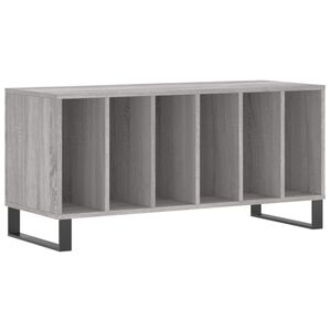 vidaXL Hifi-benk gr&aring; sonoma 100x38x48 cm konstruert tre