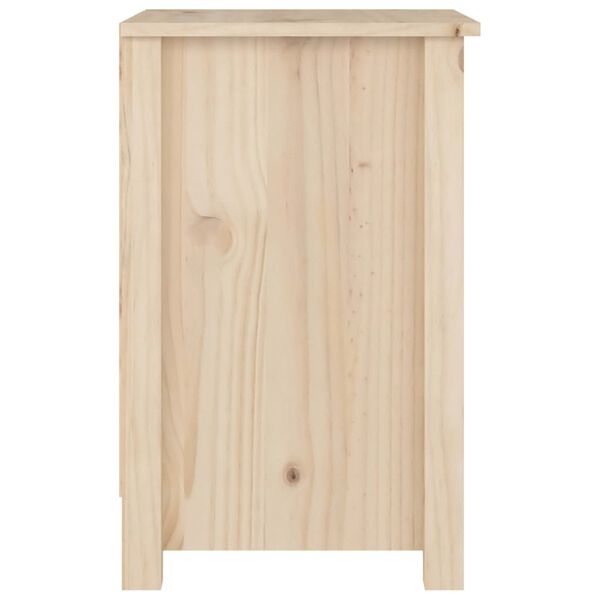 vidaXL Nattbord 40x35x55 cm heltre furu