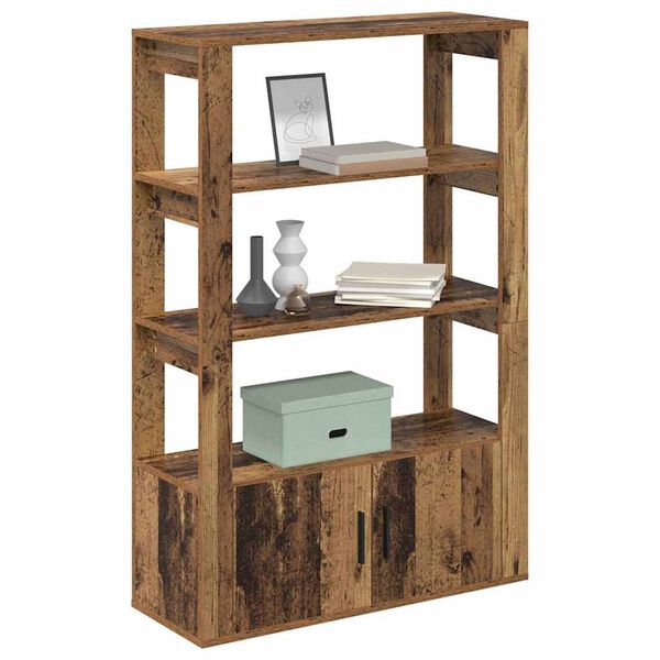 vidaXL Serviesskap Gammelt tre 30 x 80 x 119.5 cm Konstruert tre