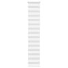 vidaXL Sebragardin hvit 45x230 cm stoff bredde 40,9 cm polyester