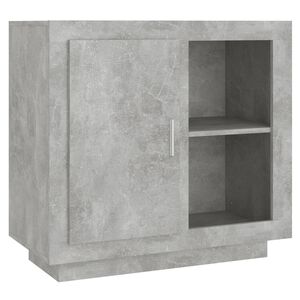 vidaXL Skjenk betonggr&aring; 80x40x75 cm