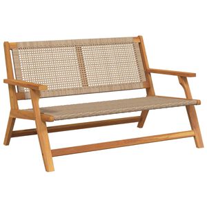 vidaXL Hagem&oslash;bler Beige 122 x 78 x 73 cm Solid akasietre