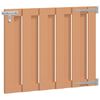vidaXL Hageport 100 x 80 cm WPC og Aluminium Brun