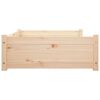 vidaXL Hundeseng 105,5x75,5x28 cm heltre furu