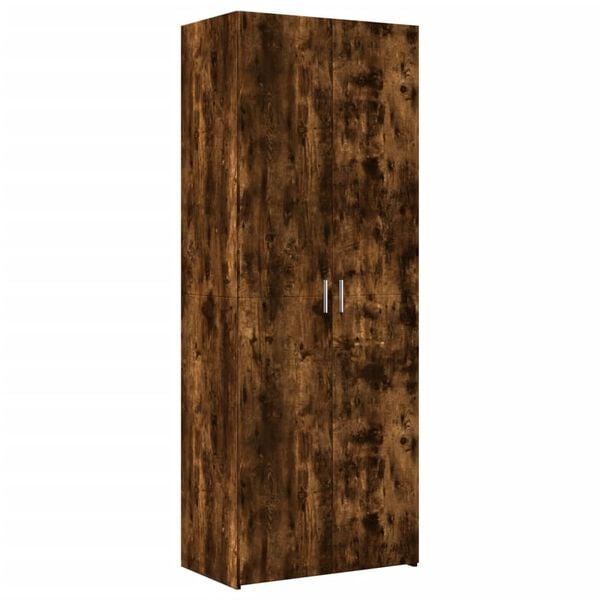 vidaXL Highboard r&oslash;kt eik 70x42,5x185 cm konstruert tre