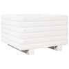 vidaXL Plantekasse hvit 40x40x26,5 cm heltre furu