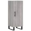 vidaXL Skjenk gr&aring; sonoma 34,5x34x90 cm konstruert tre