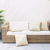 vidaXL Sofaputer 4 stk kremhvit 60x60 cm stoff