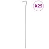 vidaXL Teltplugger 25 stk 30 cm &Oslash;4 mm galvanisert st&aring;l