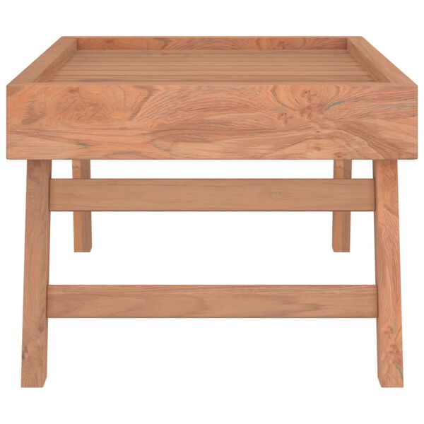 vidaXL Sammenleggbart brett 55x35x25 cm heltre teak