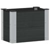 vidaXL H&oslash;ybed Svart 50 x 30 x 36 cm alu.