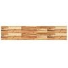 vidaXL Flytende hylle 120x30x4 cm oljebehandlet heltre akasie