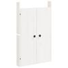 vidaXL Utekj&oslash;kkend&oslash;rer MEPPEL hvit 50x9x82 cm heltre furu