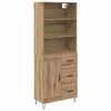 vidaXL H&oslash;yskap 2 stk. Artisan Eik 69,5 x 34 x 180 cm