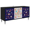 vidaXL TV-skap MAINZ 102 x 33 x 51 cm Svart eik Konstruert tre