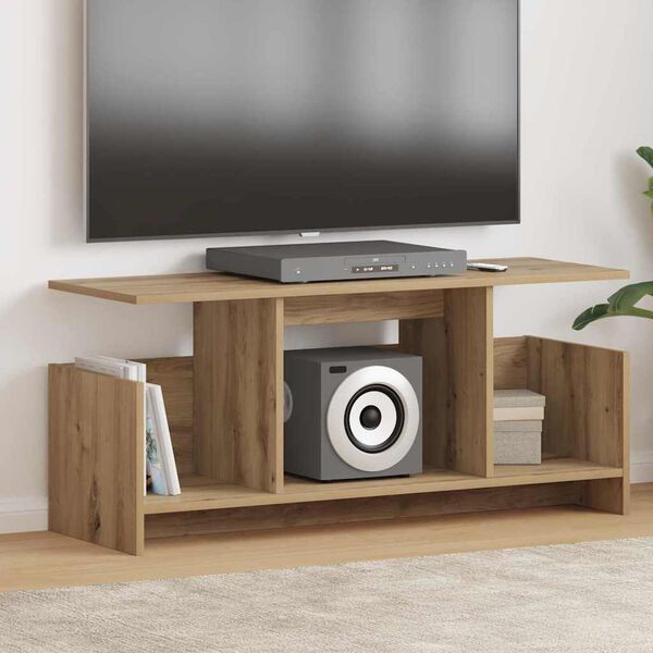 vidaXL TV-benk Artisan Eik 102 x 35 x 45 cm Konstruert tre