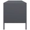 vidaXL TV-benk antrasitt 135x39x43,5 cm kaldvalset stål