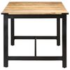 vidaXL Spisebord 180x90x76 cm grovt heltre mango