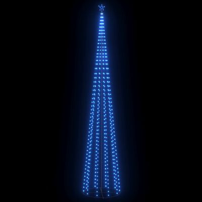 vidaXL Juletre kjegle 752 blå lysdioder 160x500 cm
