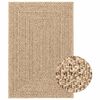 vidaXL Teppe ZIZUR 140x200 cm jute-utseende innend&oslash;rs og utend&oslash;rs