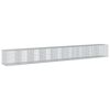 vidaXL Gabionkurv med deksel 900x100x100 cm galvanisert jern