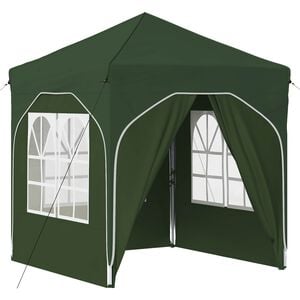 vidaXL Pop-up Festtelt 192 x 192 x 245 cm Gr&oslash;nn