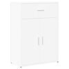 vidaXL Skjenk hvit 60x30x84 cm konstruert tre